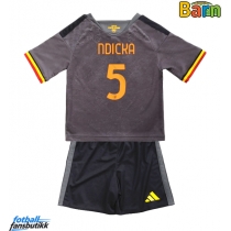 AS Roma Evan Ndicka #5 Tredjedraktsett Barn 2026-27 Kortermet (+ Korte bukser)